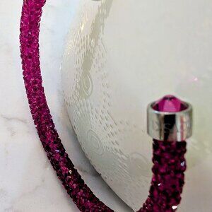 SWAROVSKI CRYSTALDUST CUFF BRACELET‎ Ruby Red - CB